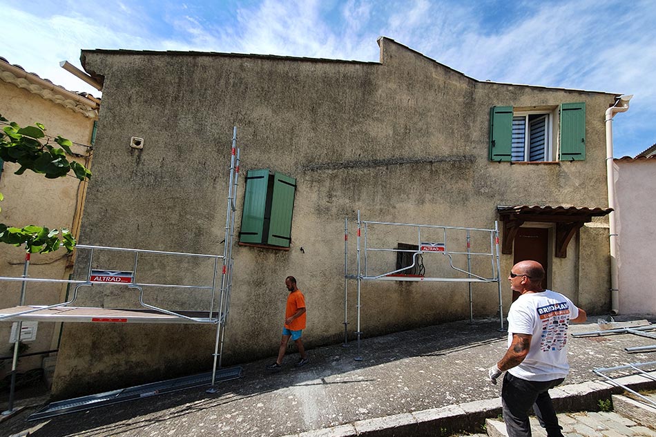 Nettoyage de façade haute pression à Brignoles - Probat 83